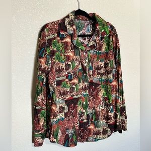 Unique Handmade Western Button Up Shirt